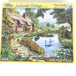 1000 Piece Jigsaw Puzzle Lakeside Cottage